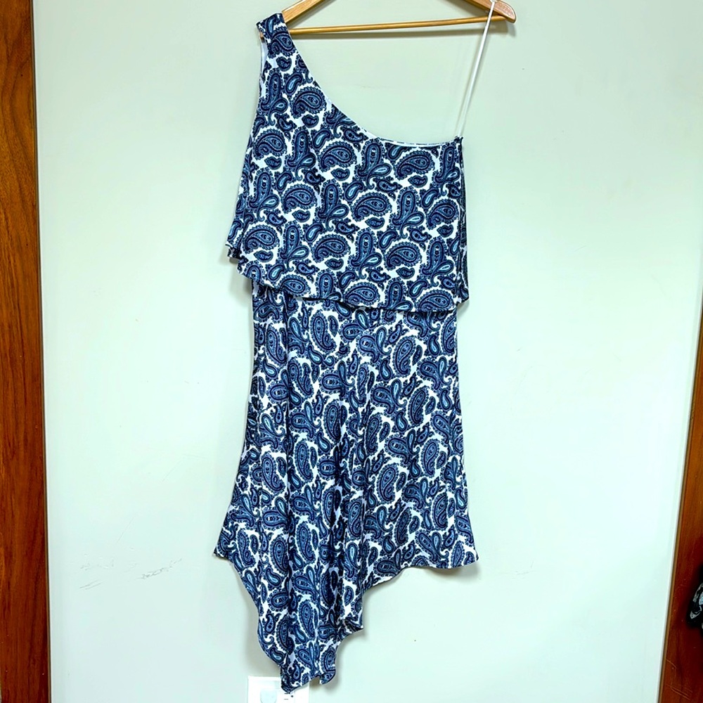 Asymmetrical one shoulder Banana Republic size 10 dress
